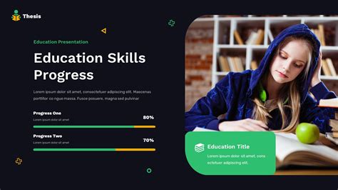 Thesis - Education Powerpoint Template, Presentation Templates ...