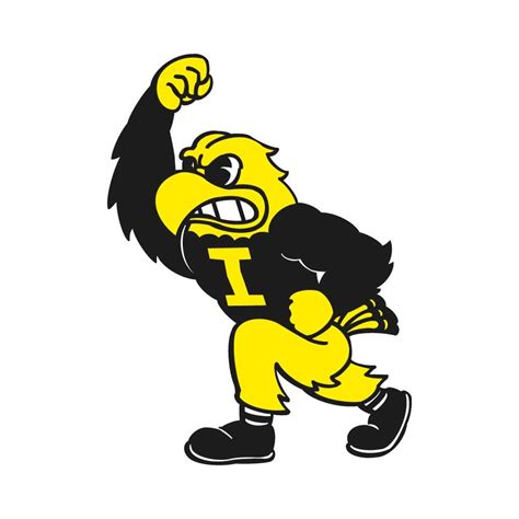 Iowa Hawkeyes Herky Logo Vector - (.Ai .PNG .SVG .EPS Free Download)