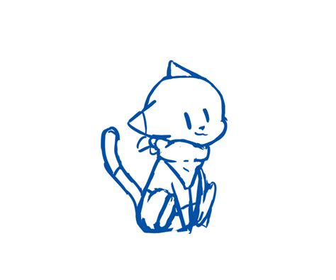 Sketch Animation (blueberry cat) by manglepie1234 on DeviantArt