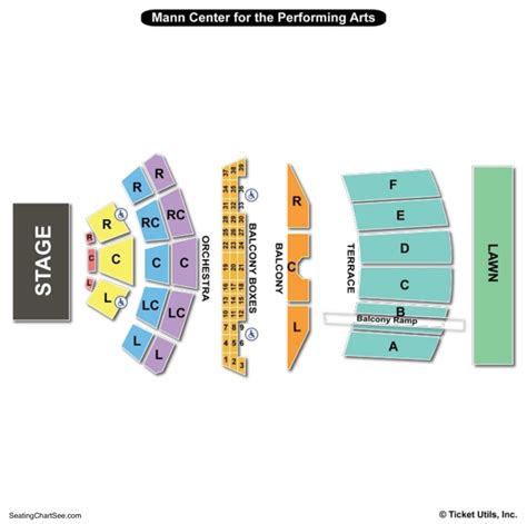 Mann Center Seating Chart With Numbers | Two Birds Home