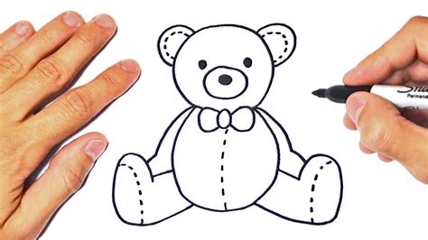 Teddy Bear Drawing Easy Step By Step - pic-fisticuffs