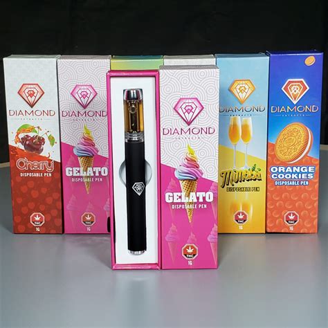 Buy Disposable THC Vape Pen - Diamond Extracts - 6 Flavours • Fraser Bud