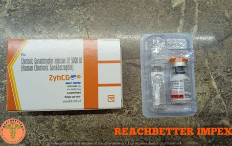 HUMAN CHRONIC GONADOTROPIN INJECTION 5000IU, Packaging Type: Box, Packaging Size: Vial at Rs 250 ...