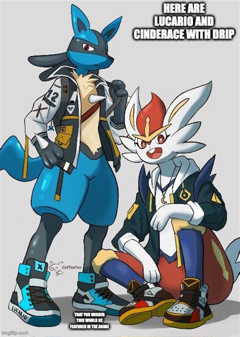 Lucario & Cinderace w/ Drip by Fan21 : r/MandJTV