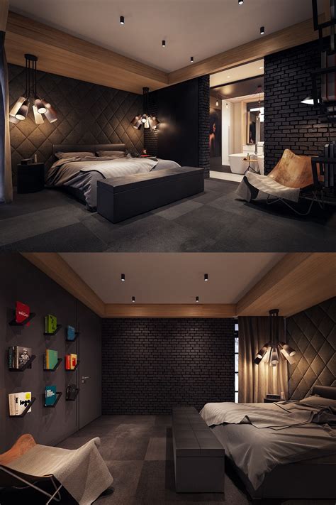 Dark Bedroom Design Ideas and Inspiration To Get The Relax Feel - RooHome | Designs & Plans