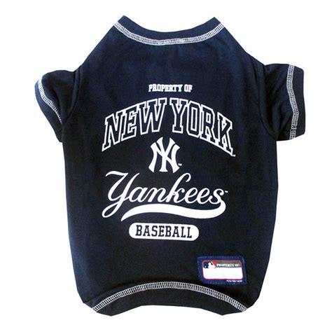 New York Yankees Dog T-Shirt - Navy Blue | BaxterBoo