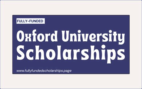 Oxford University Scholarships 2023 Without IELTS Admissions Open ...