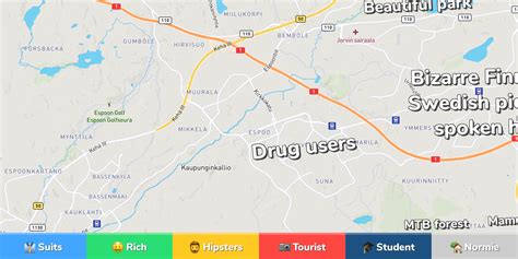 Espoo Neighborhood Map