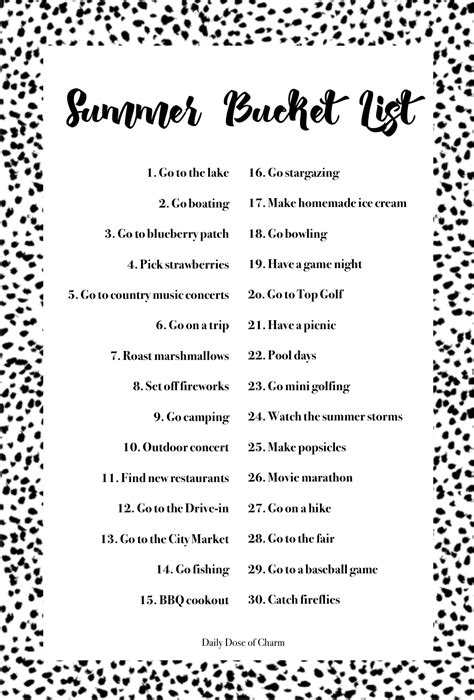 Summer Bucket List | OOTD – Lauren Emily Wiltse