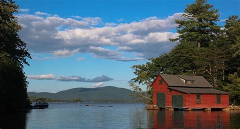 squam lake - New Hampshire | Lake retreat, House boat, Beautiful places