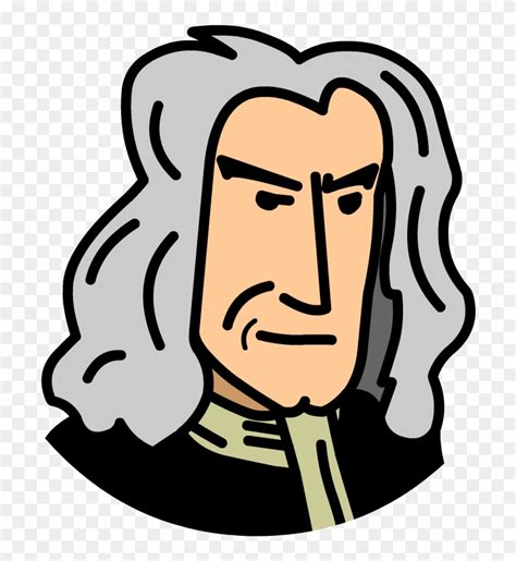 Impulse - Sir Isaac Newton Cartoon Drawing - Free Transparent PNG ...