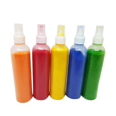 Rangoli Powder Colors Bottles 100 gm Each Design Creativity Diwali Floor Rangoli Art Ceramic ...