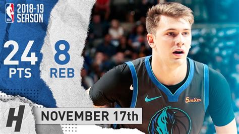 Luka Doncic Full Highlights Mavericks vs Warriors 2018.11.17 - 24 ...