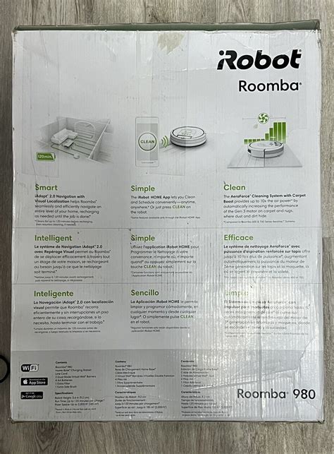 iRobot Roomba 980 Robotic Vacuum Cleaner - Accessories Included, Nice ...