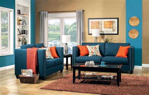 Palermo SM4001 Sofa in Dark Teal Fabric w/Options