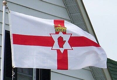 12th July 2021 Northern Ireland NI Red Hand of Ulster Loyalist Flag | eBay