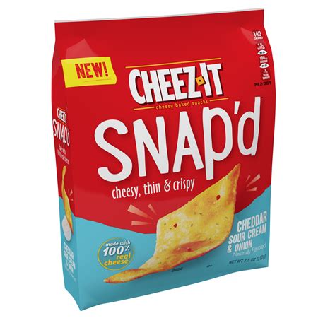 Cheez-It Snap'd Cheddar Sour Cream & Onion Crackers – 7.5oz – BrickSeek