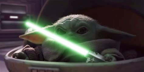 Baby Yoda Lightsaber Duels The Emperor in Star Wars Fan Edit