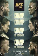 UFC 259: Blachowicz vs. Adesanya | Movie Synopsis and info