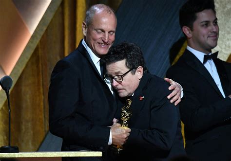 Michael J. Fox Gets Honorary Oscar for Parkinson's Work at Emotional ...