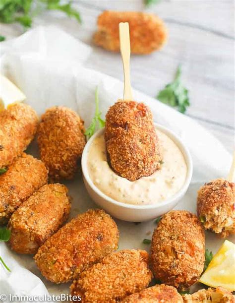 Salmon Croquettes (Plus VIDEO) - Immaculate Bites