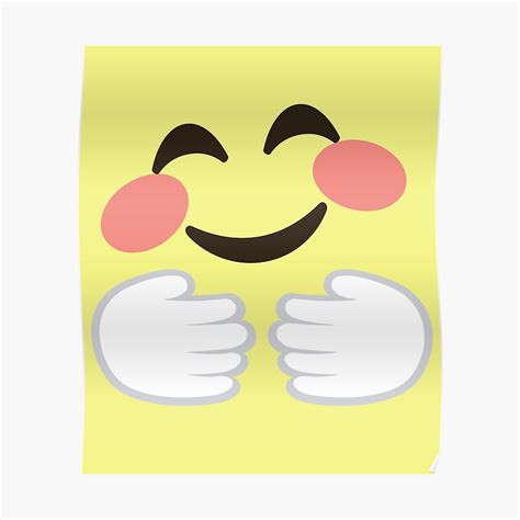 "Emoji Helping and Healing Hands" Poster by teeandmee | Redbubble