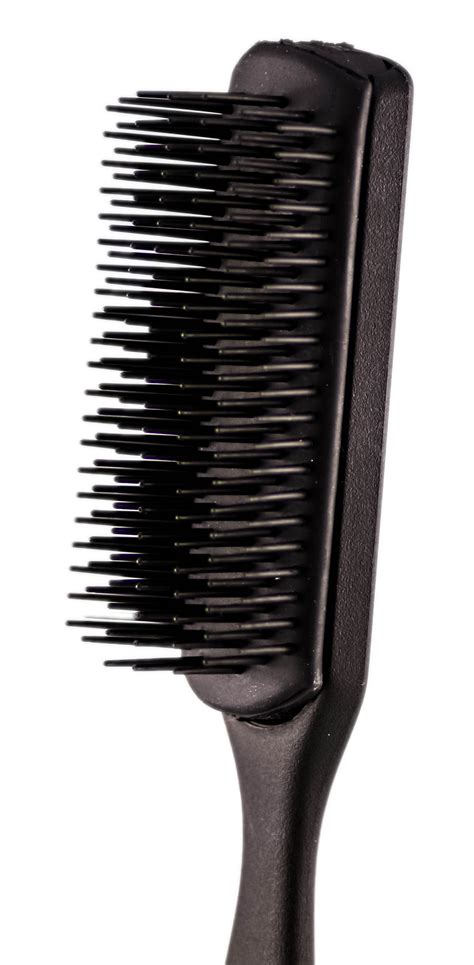 Black (D3M) , Denman Gents Styling Brush , Hair Scalp Head - Pack of 2 w/ SLEEKSHOP Teasing Comb ...