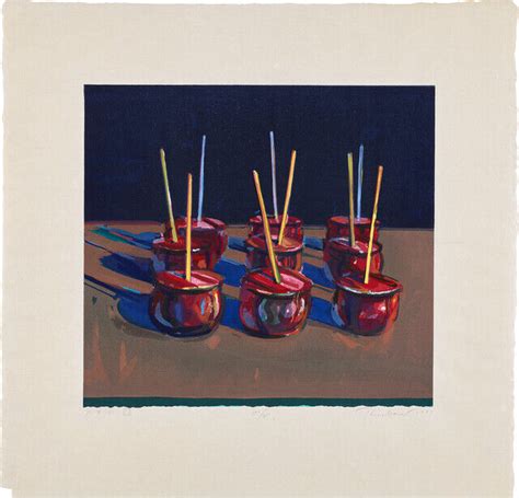 Wayne Thiebaud | Candy Apples (1987) | Artsy