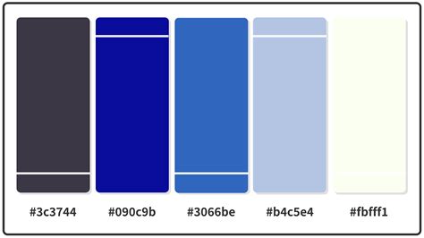 27 Best Blue Color Palettes With Names Hex Codes –, 40% OFF