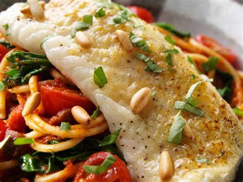 White Fish over Pasta recipe | Eat Smarter USA