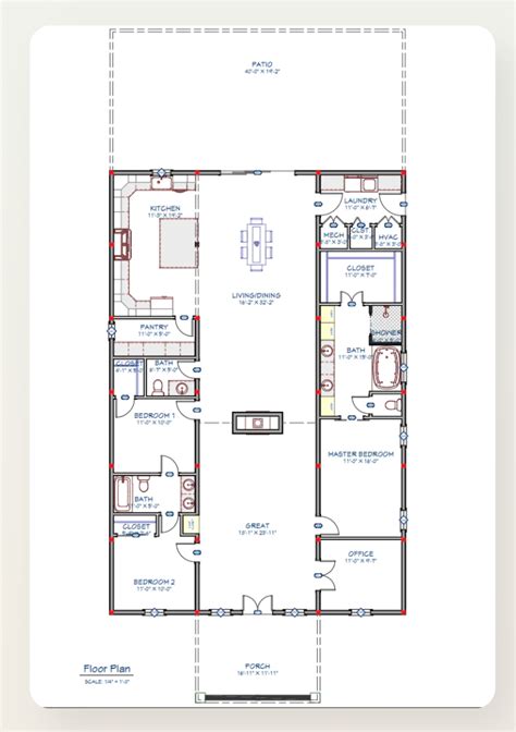 Single-Story Barndominium Floor Plans