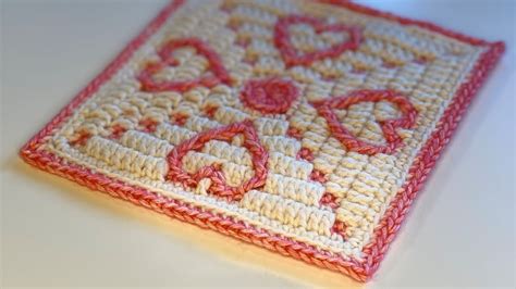 HOPE motif - Mosaic Crochet Tutorial - YouTube