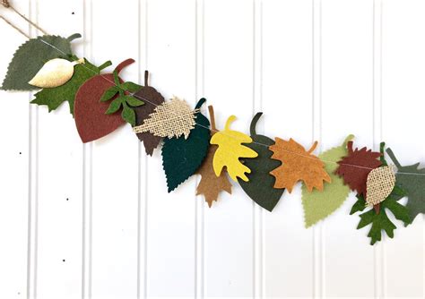 Falling Leaves Garland // Fall Leaves // Fall Garland // Leaf - Etsy