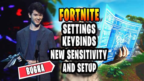 Sen Bugha New Fortnite Settings keybinds New Sensitivity and Setup [C2 S5] 2021 - YouTube