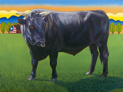 Bull Market Painting by Stacey Neumiller - Fine Art America