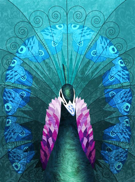 Art Deco Peacock by ChloeMorris on DeviantArt