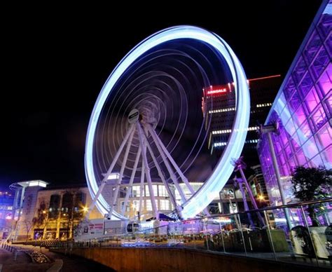 Manchester City Center at night. | Manchester city center, Manchester ...