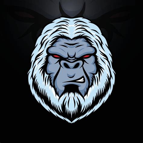 yeti mascot logo design 22444688 Vector Art at Vecteezy