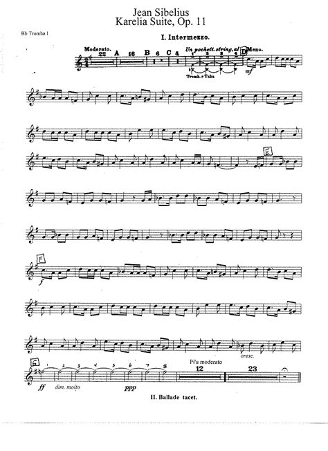 Karelia Suite, Op.11 (Sibelius, Jean) - IMSLP: Free Sheet Music PDF Download