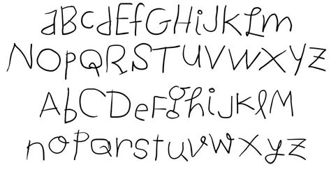 Child Written font by Manfred Klein | FontRiver