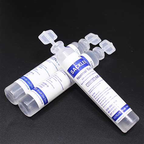 15ml Baby Sterile Saline Solution NaCl 0.9% Nebulizer Nose Ear Eye Wash Sal K5V9 | eBay