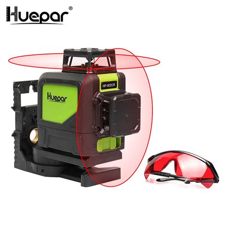 Aliexpress.com : Buy Huepar Red Cross Line Laser Level Self leveling 8 ...