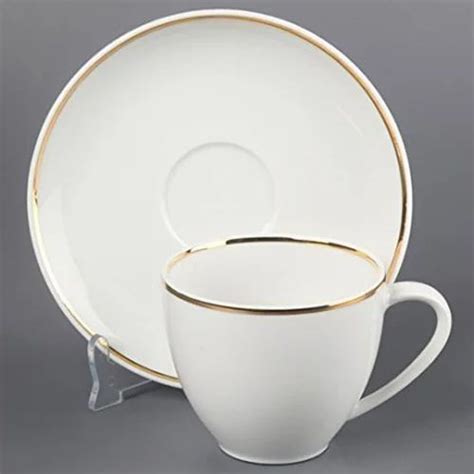 White Ceramic Tea Cup Plate Set, For Office at Rs 1566/set in New Delhi | ID: 19260109512