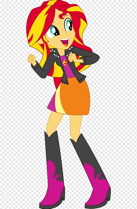 Sunset Shimmer Pony Fan art, ya, matahari terbenam Shimmer, manusia, kuda berkuda png | PNGWing