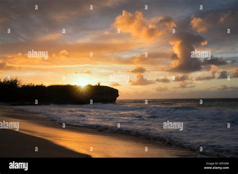 Sunrise and Shipwreck Beach. Poipu, Kauai, Hawaii Stock Photo - Alamy