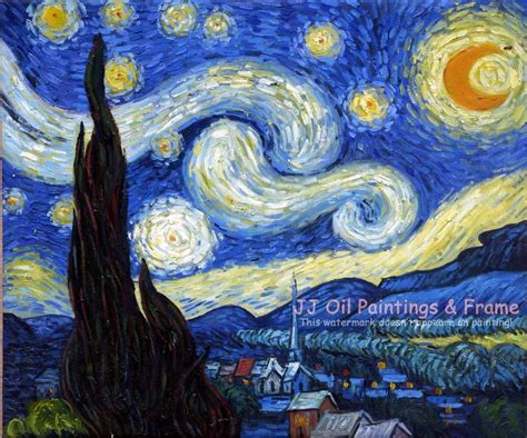 Van gogh Starry Night Reproduction Classic Oil Paintings Masterpiece ...