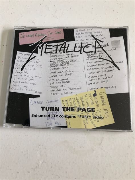 Cd Metallica - Turn The Page (410226685) ᐈ Köp på Tradera