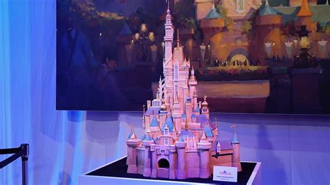 : Hong Kong Disneyland Castle Transformation Display at D23 Expo 2019 - WDW News Today HD ...