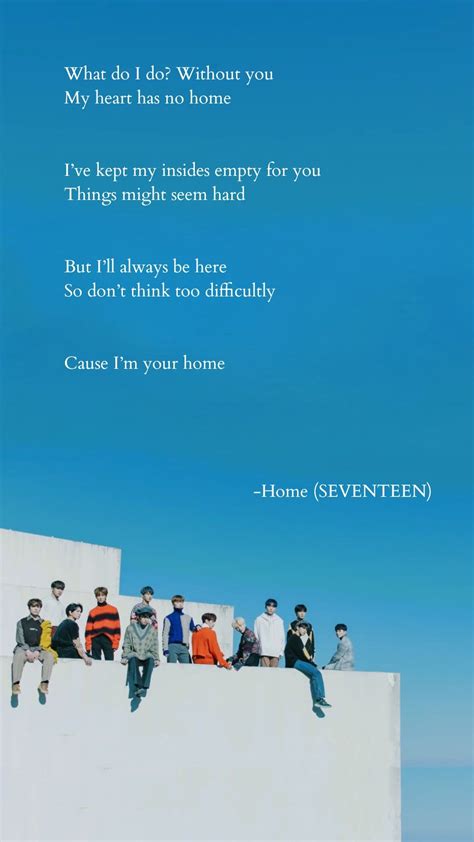 Seventeen Lyrics Wallpapers - Wallpaper Cave