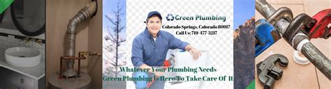 Plumbing Repair Services Colorado Springs | Green Plumbing